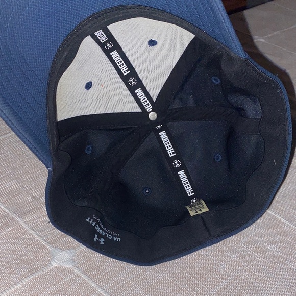 Under Armour Dark Blue Cap with USA Flag Design - Picture 3 of 5